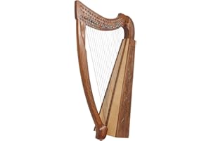 Roosebeck Heather Harp w/Full Chelby Levers - Vine Engraved