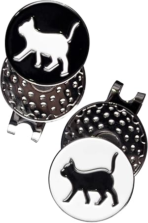 Amazon Afromarket ゴルフマーカー マグネット付き 可愛い ハットクリップ 2個セット Afromarket ゴルフマーカー