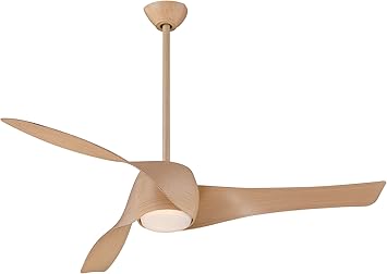 Minka Aire F803 Mp Downrod Mount 3 Black Blades Ceiling Fan With