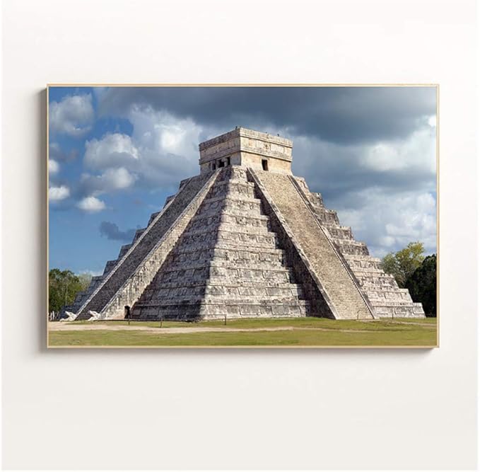 arteWOODSDecoración Chichen Itza Pirámide Kukulkán México Edificio