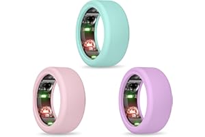 sylacor Silicone Cover for Oura Ring Protector, 3Pack Elastic Ring Case for Oura Ring Gen 3 for Gym and Working Out