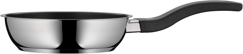 Padella Rivestita Ø 20 cm Devil Manico Cromargan Acciaio Inox Teflon Platinum Adatto a induzione, Lavaggio a Mano, Inossidabile, Argento