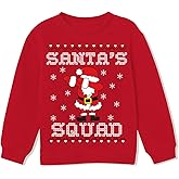 CM-Kid Boy Girl Sweatshirt Ugly Christmas Sweater Style Xmas Santa Dinosaur Shirt 4-10 Years