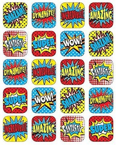 Superhero Stickers Teacher Created Resources TCR5570 by_abood.av