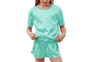 Petite&Me Girls Pajamas, Silk Pajamas for Girls, Pajamas for Kids Size 4-14