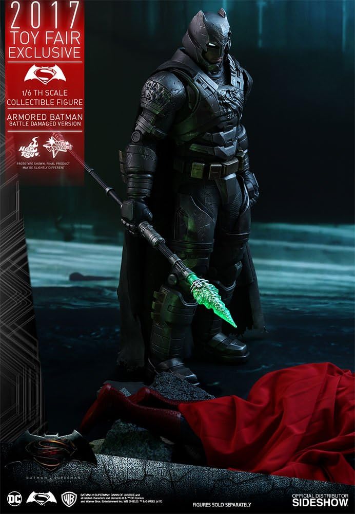 armored batman battle damaged version