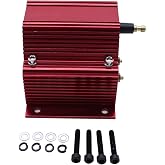 Red Universal High Output External Male E-Core Ignition Coil Pc91 12V Fits for V8 Chevy Ford Olds Pontiac and Mopar