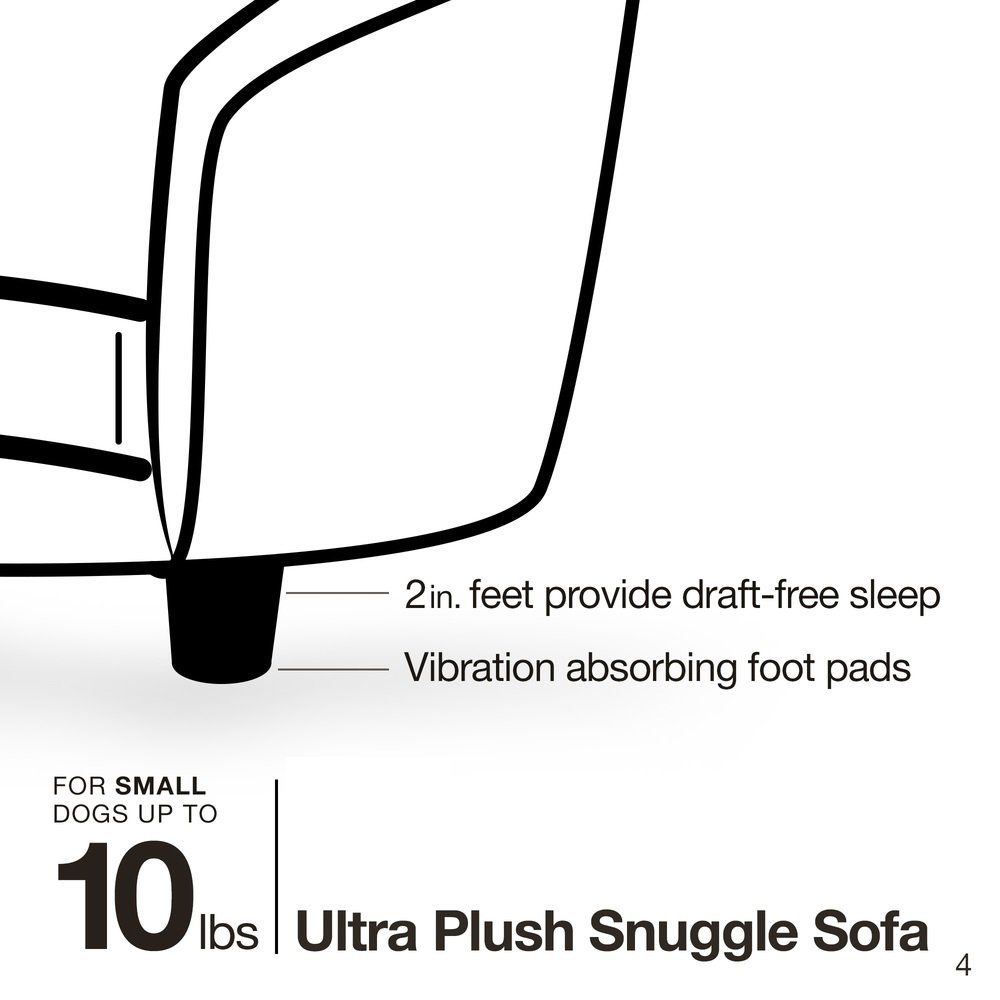 Enchanted Home Pet Ultra Plush Snuggle Bed in Light Pink