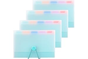 Yoobi Index Legal Dividers Card Holder Set 3x5 – Pack of 4 with Storage Cases & Tab Dividers – Holds 100 Cards Each – Colorful Note Card Organizer for Students, Teachers & Office Use