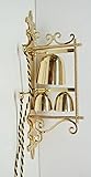 Triple Sanctus Wall Bell, Double Cord, Church