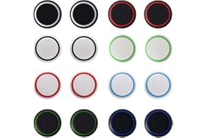 FEEKO Thumb Grip Thumbstick Noctilucent Sets for PS2, PS3, PS4, Xbox 360, Xbox One Controller Pack of 16pcs