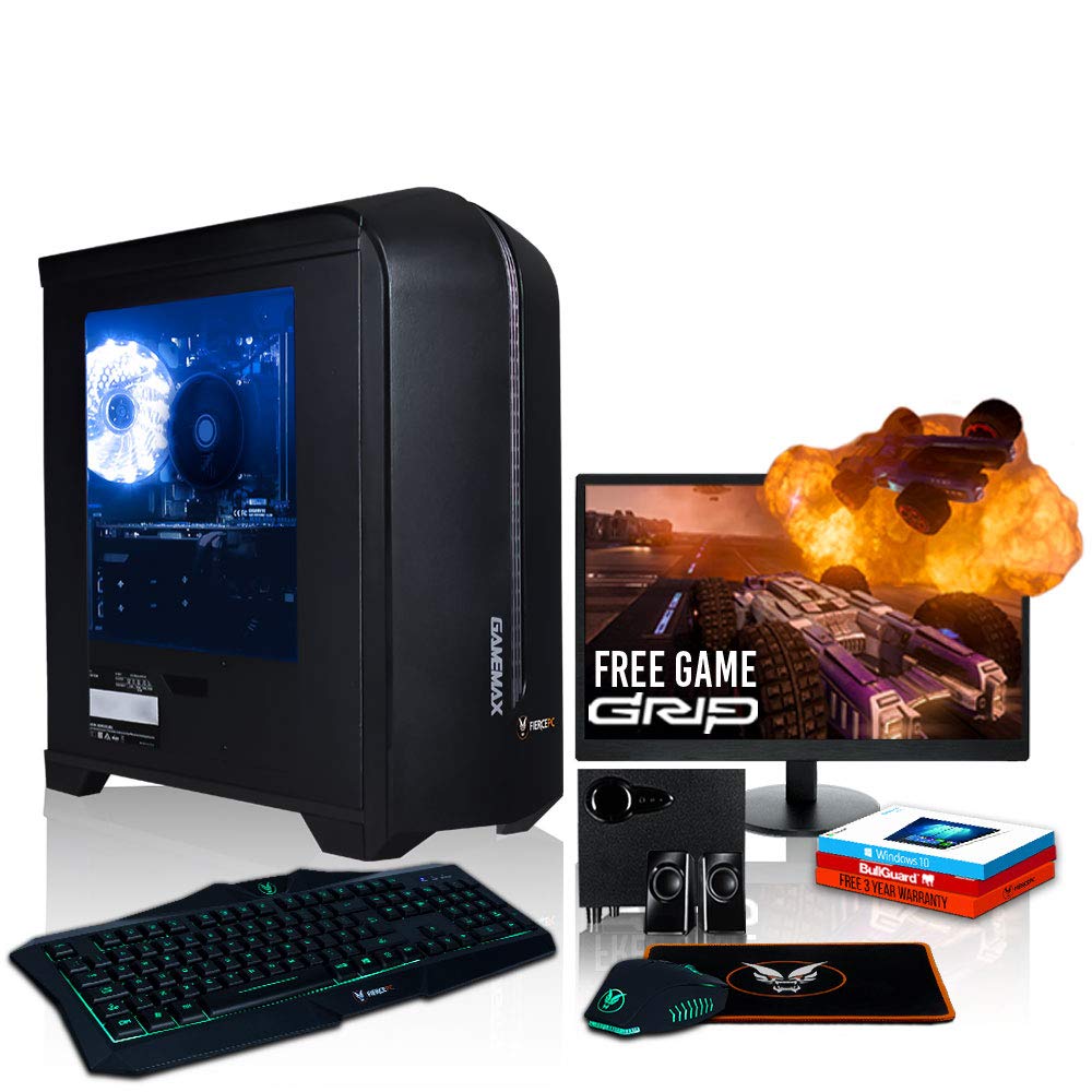 Fierce Gaming PC Bundle AMD Ryzen 3 2200G 3.7GHz, AMD Vega 8 Graphics