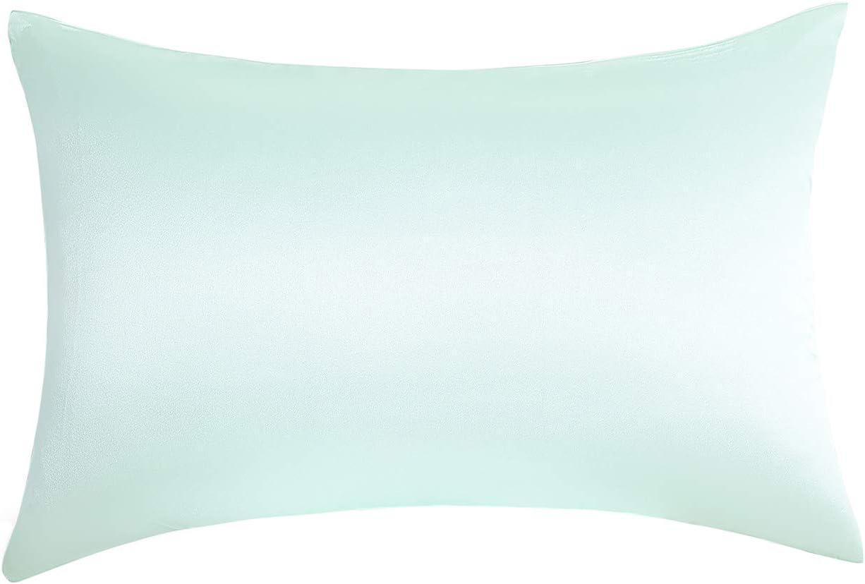 100% Mulberry Silk Pillow Cases for Kids Solid Printed Hypoallergenic Pillowcase for Kindergarten(14x20inch)