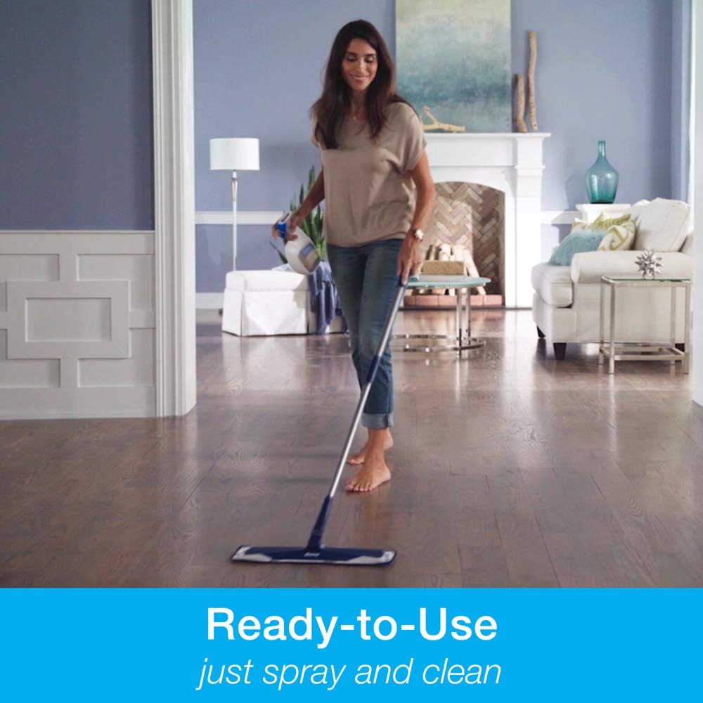 Bona OxyPower Wood Floor Cleaner Liquid, Wooden Floor Cleaner, for Varnished or Hard Waxed Wood Floors 1 Litre Spray Bottle, White - Image 4