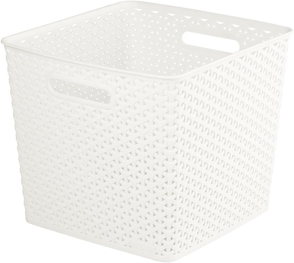 CURVER My Style 2045021 Plastic Stacking Basket Cream XL 25 L Amazon