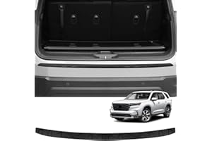 YOJOJOCO Rear Bumper Protector Compatible with Honda Pilot 2026 2025 2024 2023 Accessories Matte Black ABS Material Rear Bump
