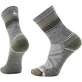 Smartwool Men's Hike Light Cushion Striped Mid Crew Socks