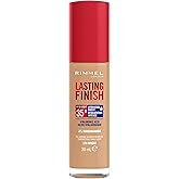 Rimmel London - Lasting Finish 35 Hour Foundation, Long-Wearing, Hydrating, Vegan Formula, Full-Coverage - Wheat