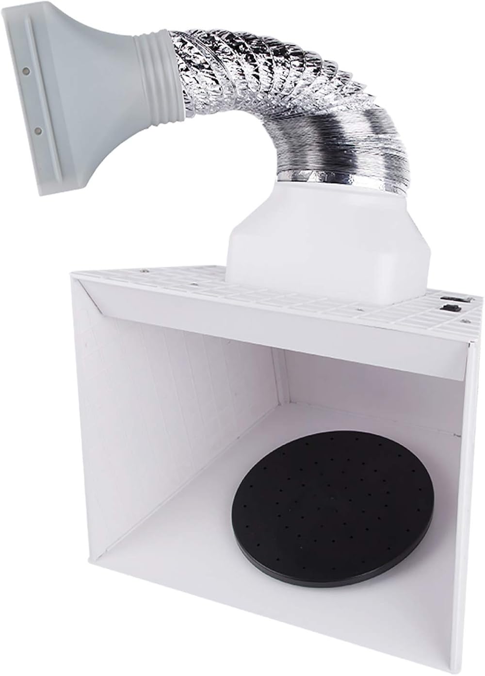 Fengda BD-515 Portable Airbrush Spray Booth with LED Lights Turntable 220V