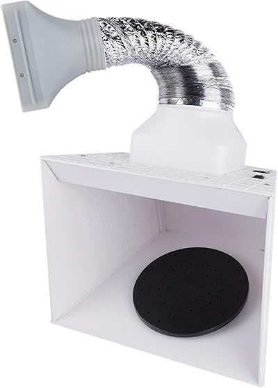 Fengda BD-515 Portable Airbrush Spray Booth with LED Lights Turntable 220V