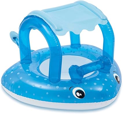 intex baby float with canopy