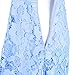 KIMILILY Women's Elegant Cocktail Bridesmaid Lace Dress Wedding Guest Dress V Neck Sleeveless