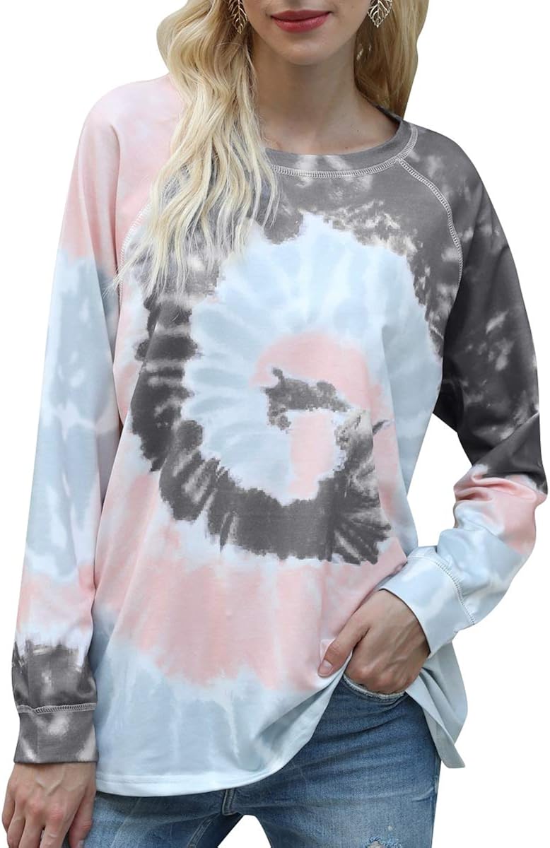 Damen Sweatshirt Oversize - Gestreifter Langarm Pullover Für Winter