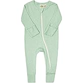 PARADE Organic Snuggle Soft Melange '2-Way' Zipper Romper
