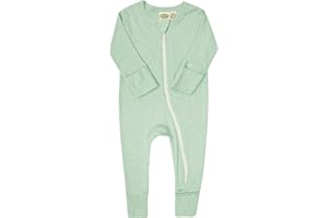 Parade Organic Snuggle Soft Melange '2-Way' Zipper Romper