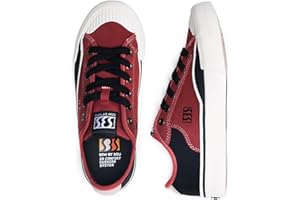 SEW BY SOU Men's Low-Cut Pro Skate Shoes with Anti-Slip and Shock Absorption Properties