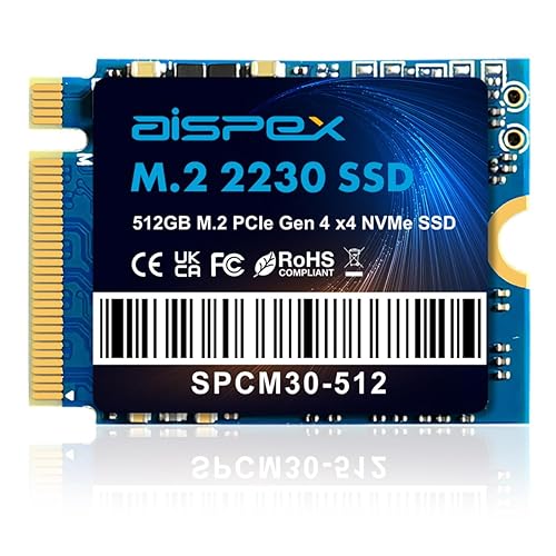 512GB SSD 2230 30mm NVMe PCIe Gen3 x4 Solid State Drive