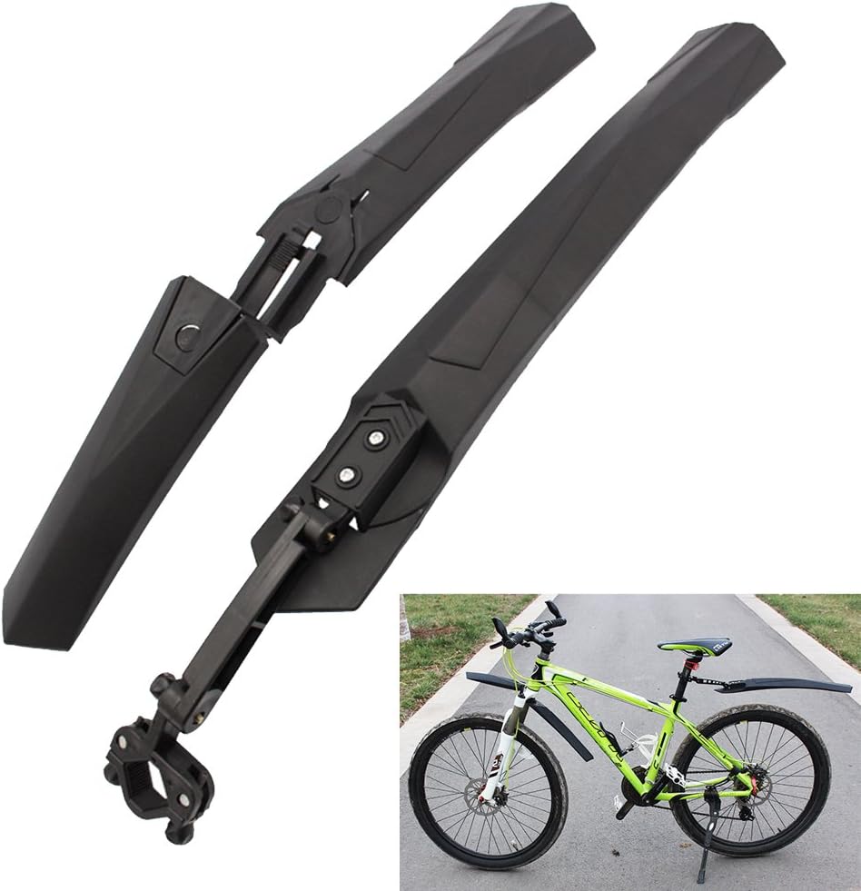 YIJIAOYUN Folding Bicycle Fender Quick Release Mud Shield Mountain Bike Mudguard For Cycling Bicycle Front Rear Fender Set