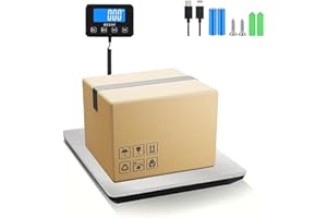 RESHY Digital Shipping Scale, High Accuracy 440lbs x 0.5 oz Postal Scale for Packages with Hold/Tare Function,Stainless Steel Postage Scale,Package Scale for Small Business, Mail,Warehouses,Office