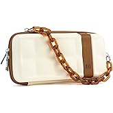 GeekShare Vintage Carry Case Compatible with Switch/Switch OLED - Portable Hardshell Travel Carrying Case fit Switch Console with Acrylic Strap