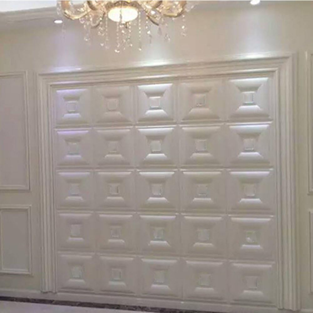 YStep 12 Pcs Ceiling Tiles Peel and Stick Easy Installation Textured