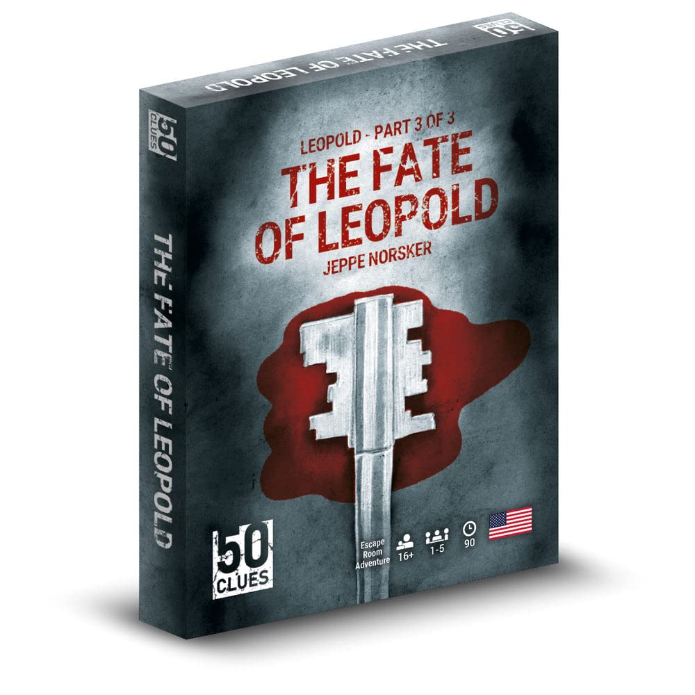 50 Clues | 50 Clues - Part 3: The Fate of Leopold | Puzzle Escape Game | Ages 16+ | 1-5 Players | 90 Minutes Playing Time