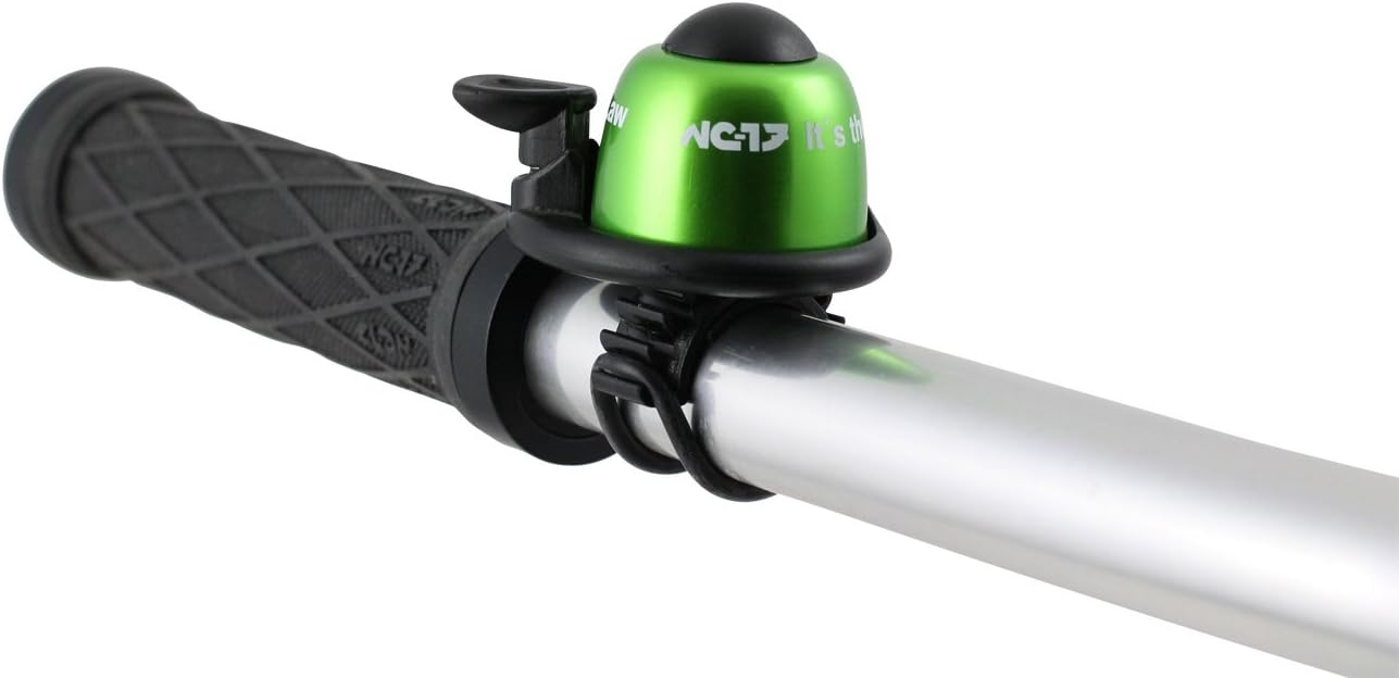 NC-17 Safety Bike Bell/Aluminium Bicycle Bell for all Bikes/Bicycle Horn/clearly audible sound / 6, green - Image 3
