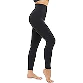 DINNAPE Fleece Lined Leggings Women - Soft Warm Thick High Waisted Tummy Control Thermal Pants for Cold Winter