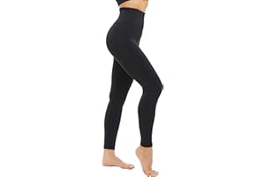 DINNAPE Fleece Lined Leggings Women - Soft Warm Thick High Waisted Tummy Control Thermal Pants for Cold Winter