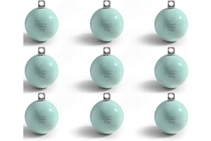 ECOFT Lead Free Fishing Weights Sinkers 20g-200g Coated Egg Sinkers Cannonball Weights Assorted Sizes Bag and Fishing Weights Assortment Box Non-Lead Fishing Weights Saltwater Freshwater