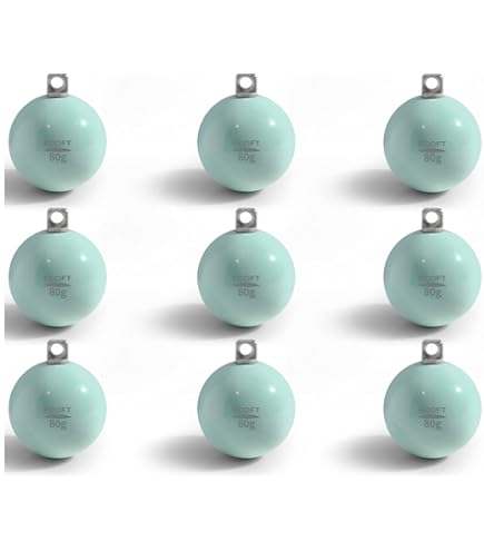 Extreme Max Pancake Downrigger Gewicht 3,6 Kg - Beschichtetes Angelgewicht Schwarz