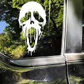 ZUKHL 2pcs Ghost Horror Stickers, 3.74