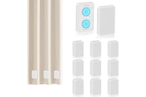 ANGAR 18pcs Outdoor Curtain Weights, Waterproof Magnetic Curtain Weights, Heavy Drapery Weights Bottom, Weighted Magnets for Heavy Wind, Shower Curtain, Garden Flag, Tablecloth (White)