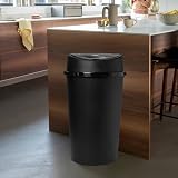 Keto Plastics 45 Litre Black Touch Top Bin Living Range view 2