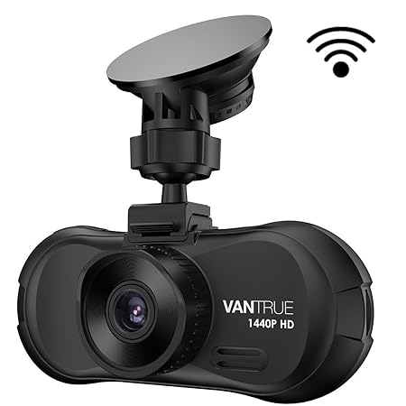 VANTRUE X3 WiFi 1440P Dashcam Super HD Auto Kamera mit APP, Full HD 1080P Autokamera HDR Nachtsicht Dash Cam für KFZ LKW, 160