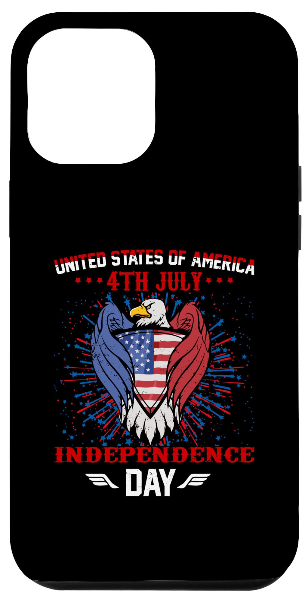 iPhone 12 Pro Max USA Eagle American Flag 4th Of July Indepedence Day Case