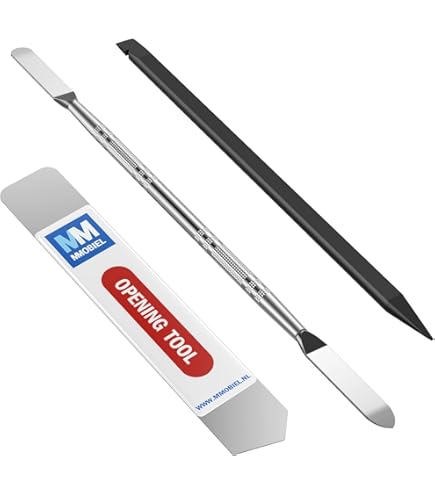 Kit De 4 Spudgers Métalliques Plats - Outil De Réparation Électronique En Acier Inoxydable Ultra Fin