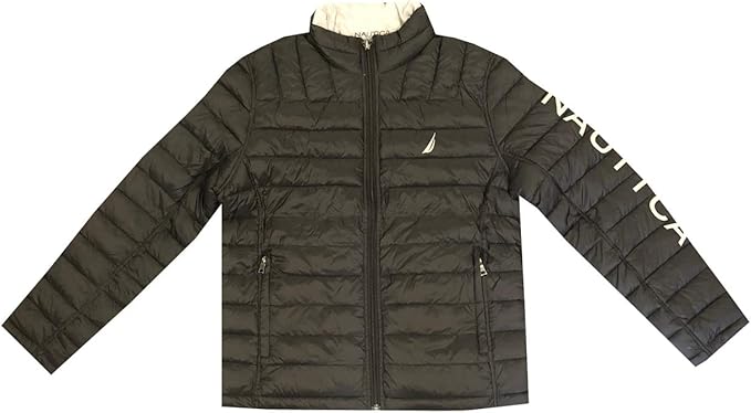 grey puffer jacket mens