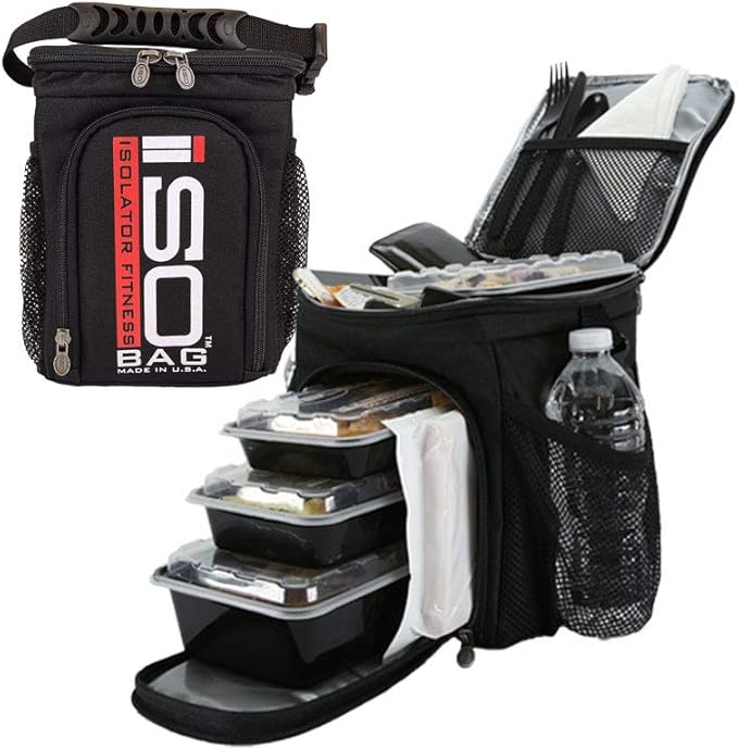 IsoCube 3 Meal Black/Red by Isolator Fitness: Amazon.es: Hogar