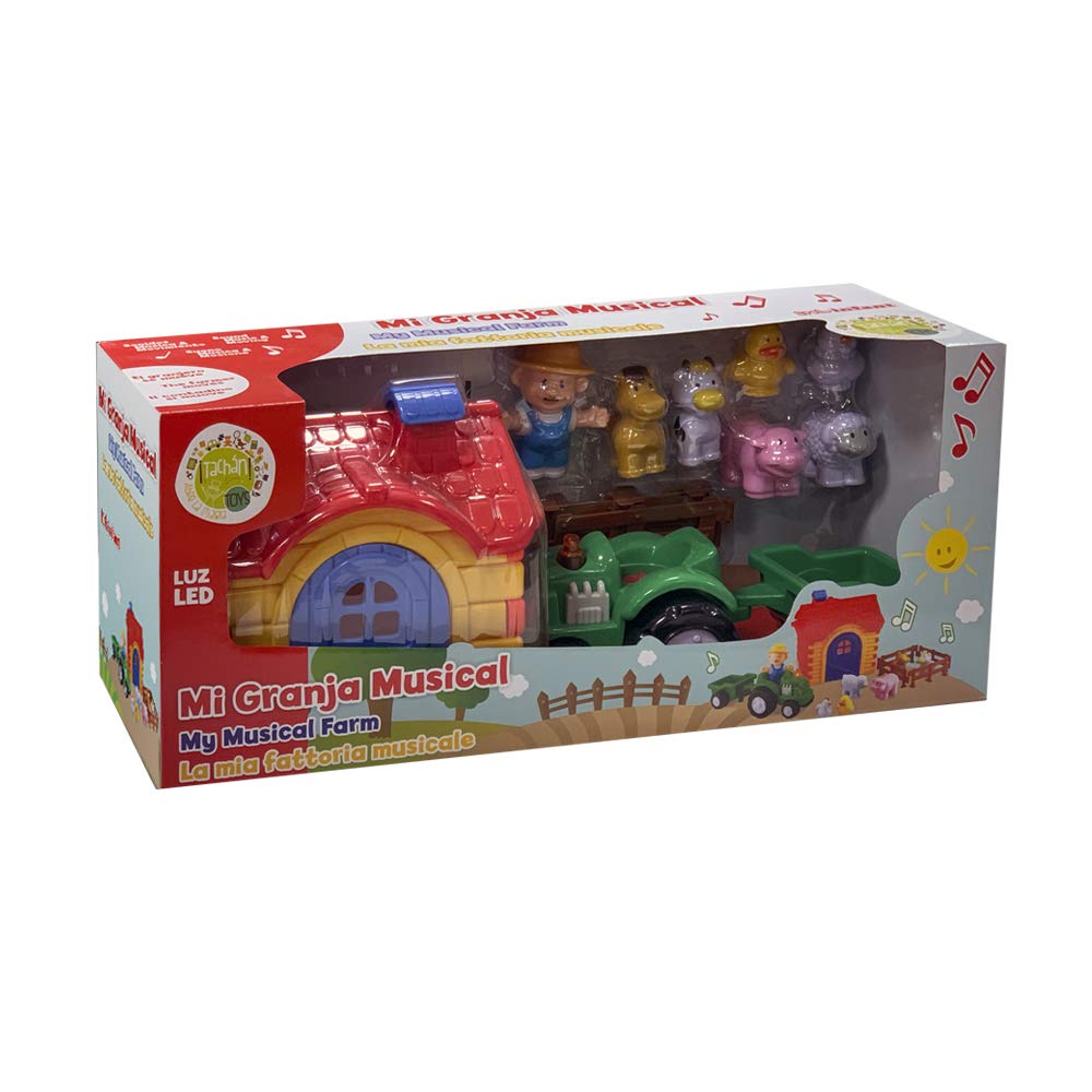 Tachan - Playset Musical Farm (CPA Toy Group 1198), Red/Blue/Green 7311198